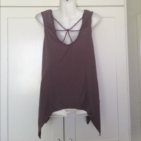 🥰🥰{Anthro} One. September Asymmetrical Tank Top - Picture 3 of 5